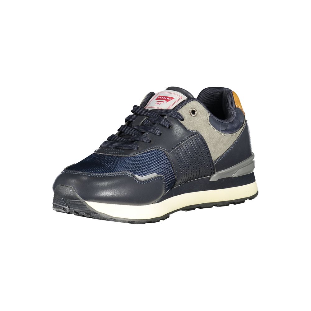 Carrera Blue Polyurethane Men Sneaker – Designer Luxury Footwear