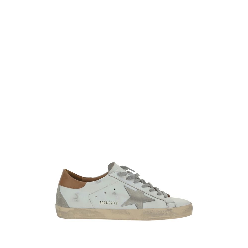 Golden Goose White Leather Superstar Sneakers - Artisan Luxury