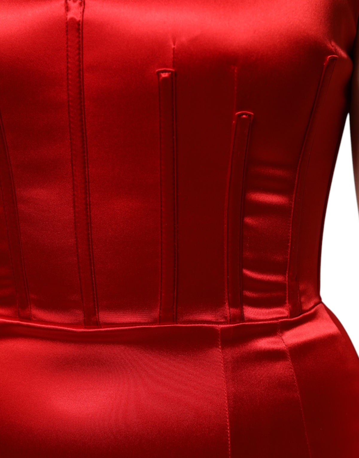 Experience the allure of the Dolce & Gabbana Red Acetate Sleeveless Sheath Midi Dress, where exquisite Italian craftsmanship meets luxurious materials for timeless elegance.