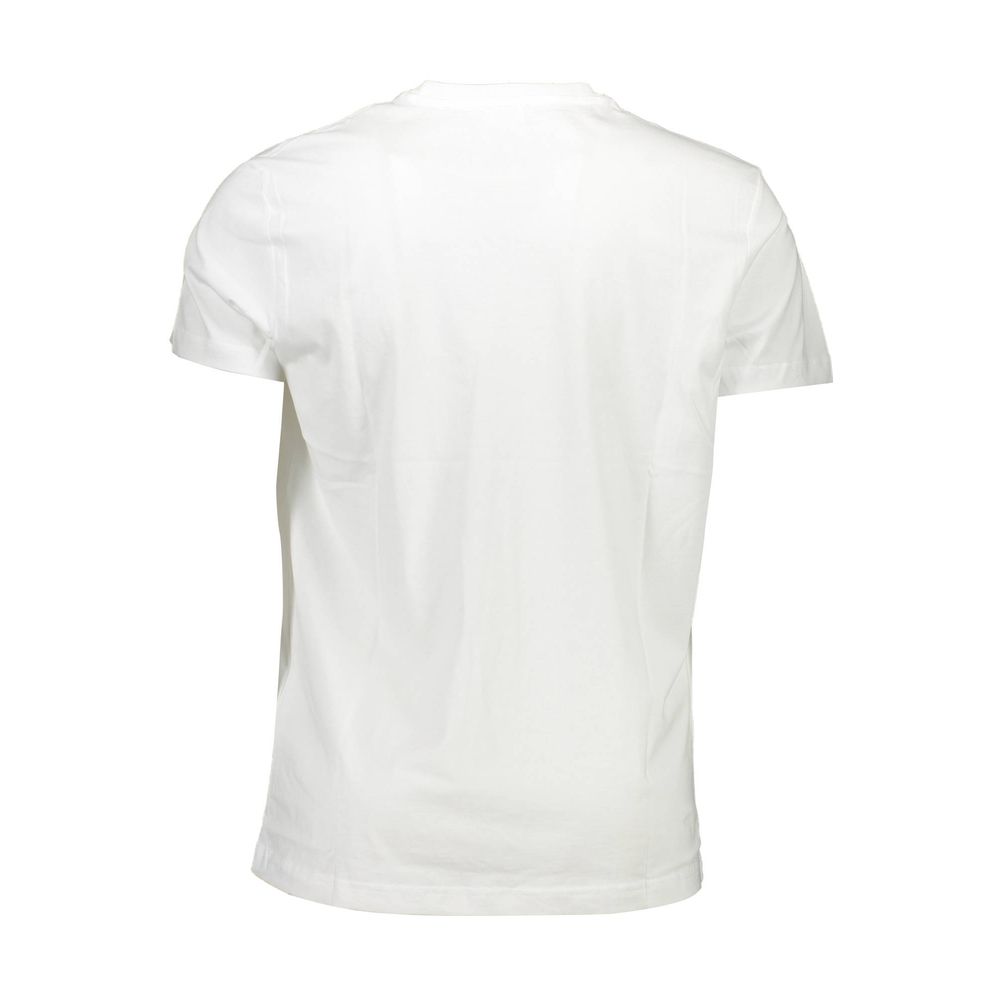 Diesel White Cotton T-Shirt – Artisanal Luxury Essential
