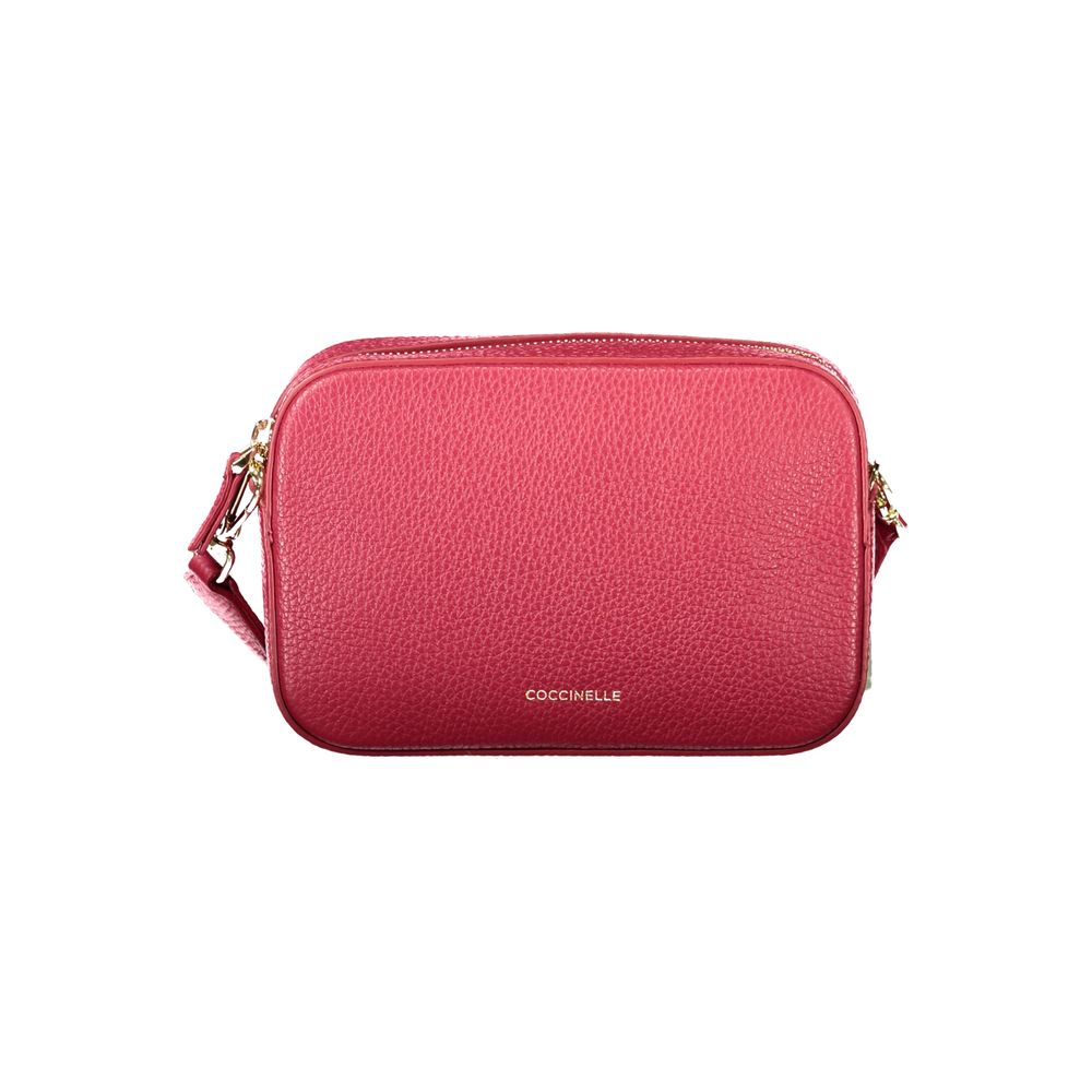 Coccinelle Rosso Leather Handbag - Timeless Luxury Redefined