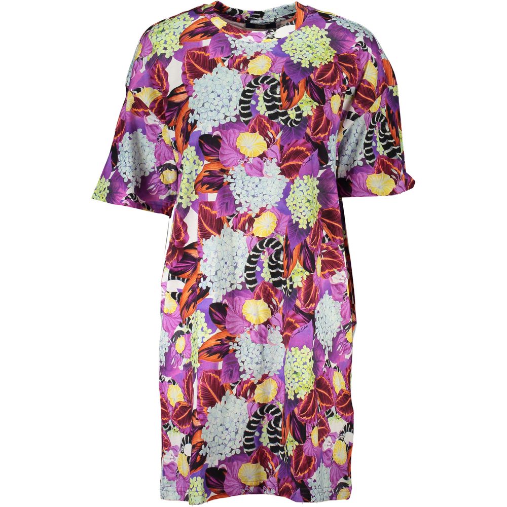 Elevate your wardrobe with the Cavalli Class Viola Cotton Women Dress, a luxurious blend of cotton and polyester, embodying sporty elegance and sophisticated allure.