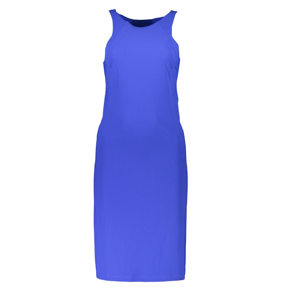 Experience the allure of the Patrizia Pepe Blu Poliammide Women Dress, a masterpiece of Italian craftsmanship, blending luxurious fabrics with timeless elegance for the discerning individual.