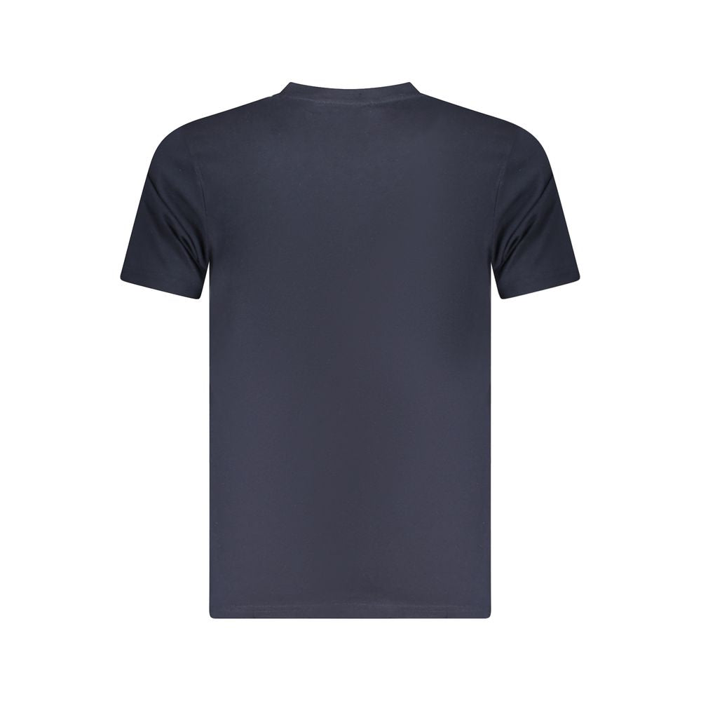 Elevate your wardrobe with the CAVALLI CLASS Blu Cotton Men T-Shirt, a luxurious blend of 100% Cotone, embodying effortless sophistication and timeless elegance.