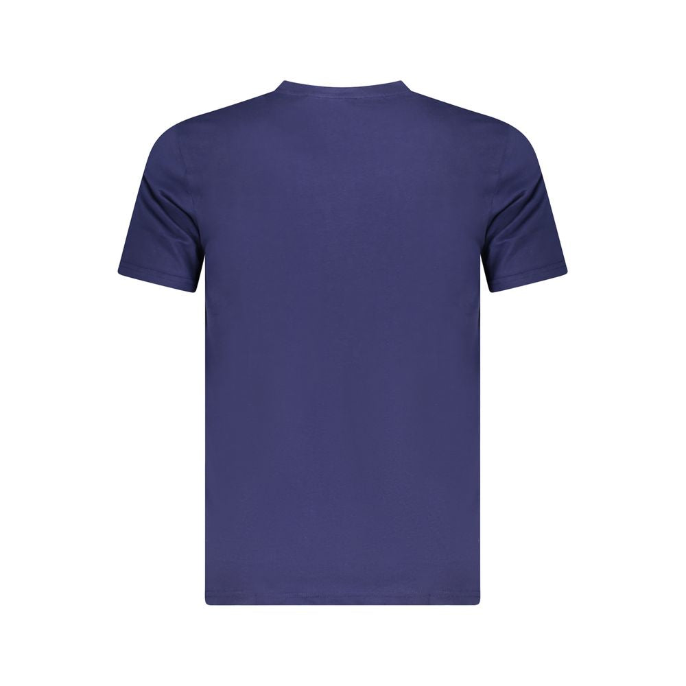 Discover the CAVALLI CLASS Blu Cotton Men T-Shirt, a masterpiece of 100% Cotone that embodies luxury and sophistication for the discerning individual.