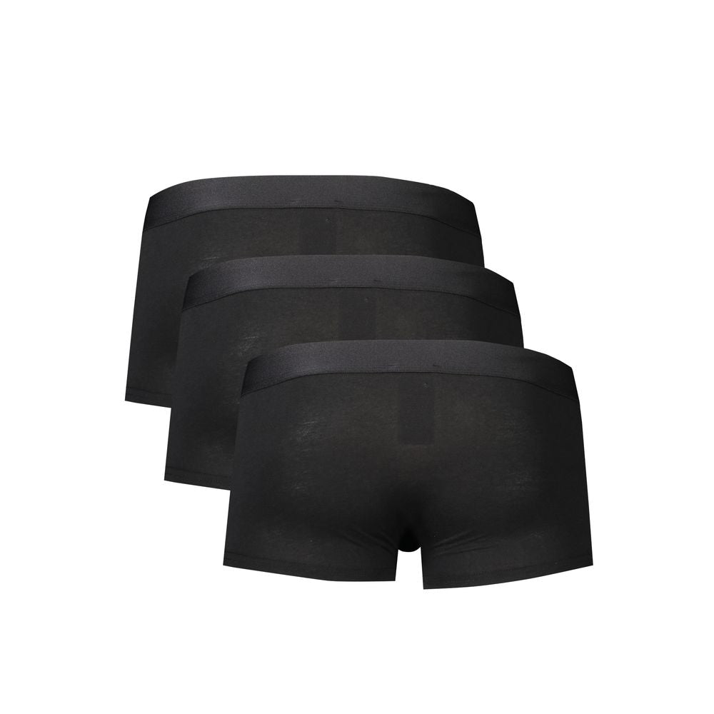 Bikkembergs Black Boxer Briefs – Artisanal Luxury Comfort