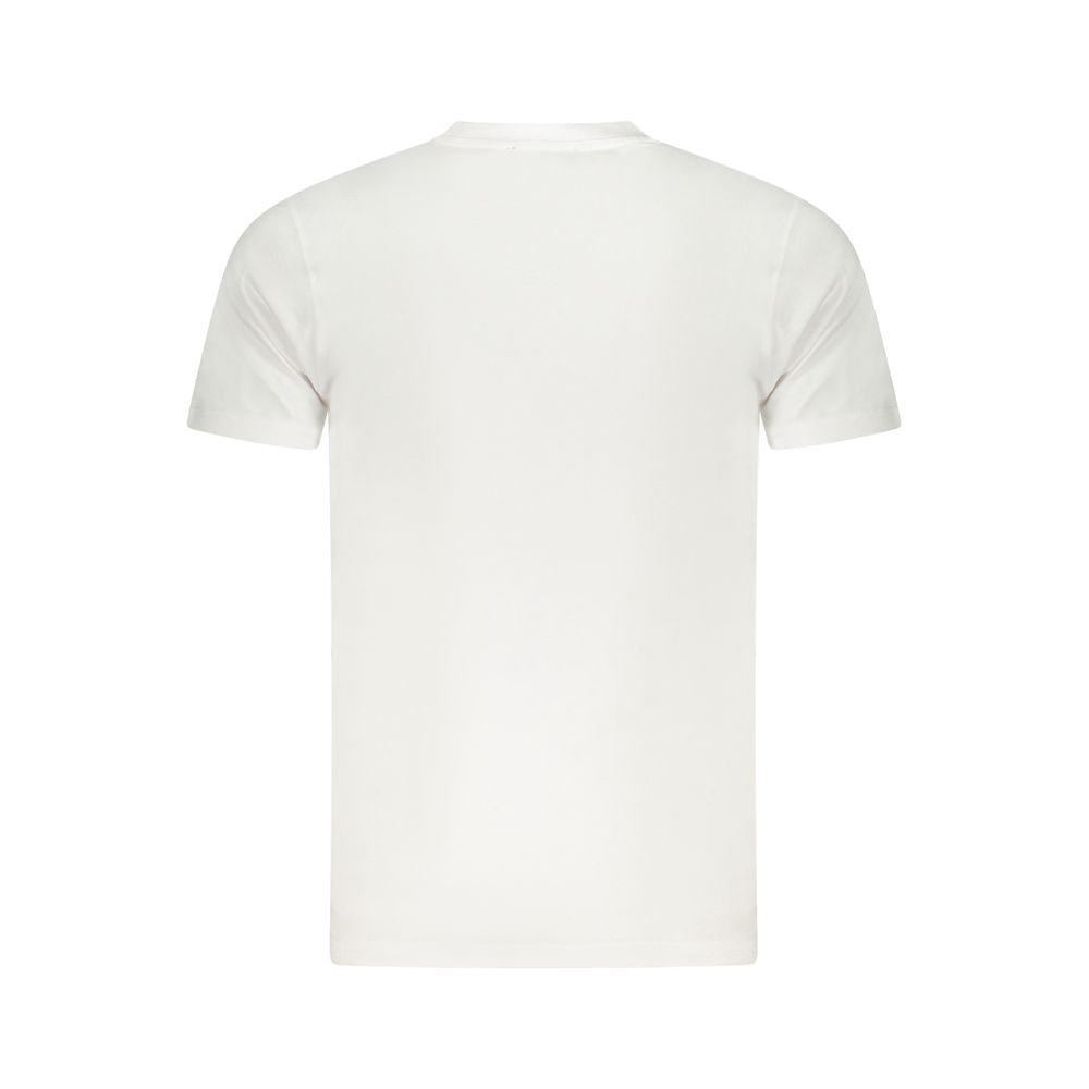 Experience the epitome of luxury with the Cavalli Class White Cotton Men T-Shirt, crafted from 100% cotton for unparalleled comfort and timeless elegance.