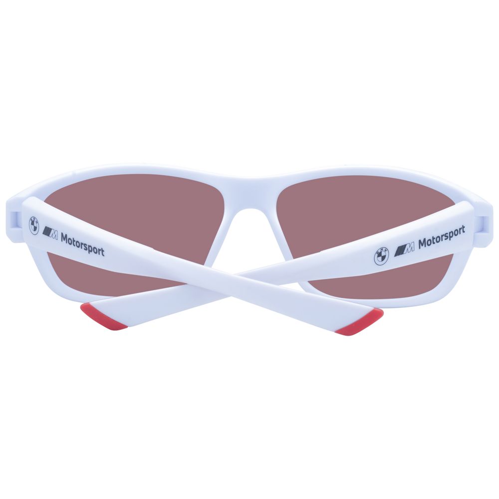 BMW Motorsport White Plastic Sunglasses - Designer Luxury Eyewear