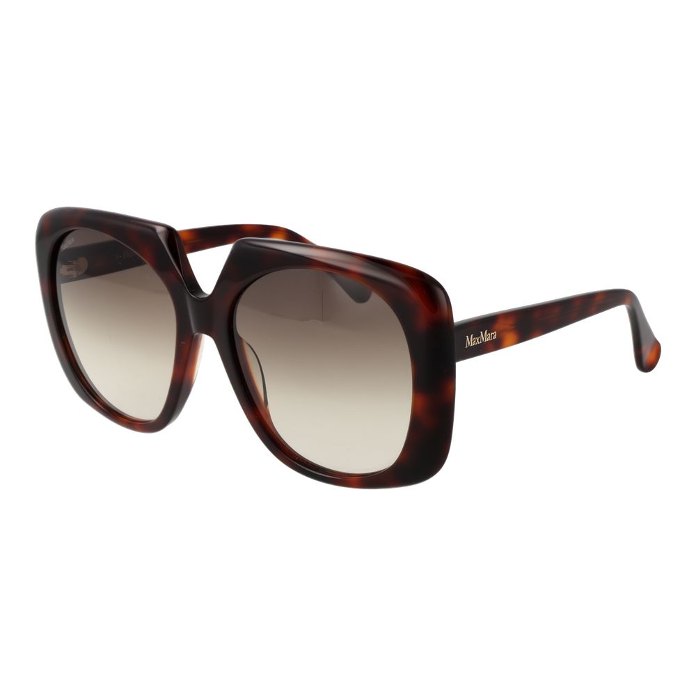 Elevate your style with Max Mara Brown Acetate Sunglasses, where exquisite craftsmanship meets timeless elegance, offering unparalleled luxury and essential sun protection.