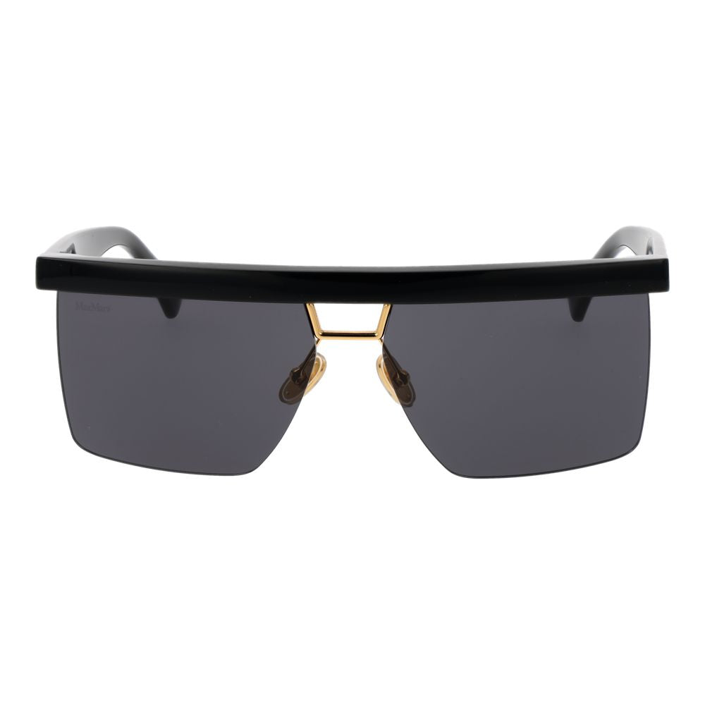 Discover the Max Mara Black Stainless Steel Sunglasses, where exquisite craftsmanship meets modern elegance, elevating your style to unparalleled luxury.