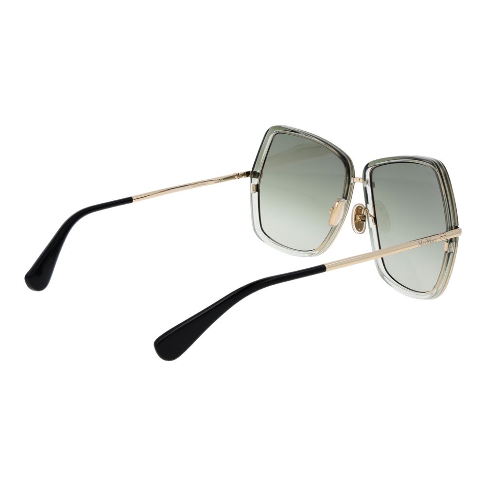 Experience the allure of Max Mara Bicolor Metal Sunglasses, where exquisite Italian craftsmanship meets luxurious design, perfect for the discerning individual.