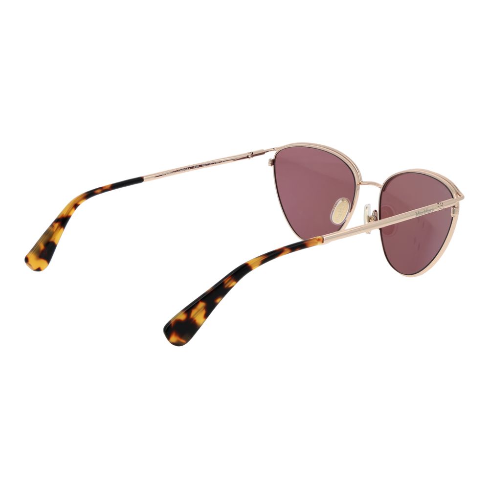 Elevate your style with Max Mara Gold Metal Sunglasses, where exquisite craftsmanship meets timeless elegance, perfect for the discerning individual seeking luxury.