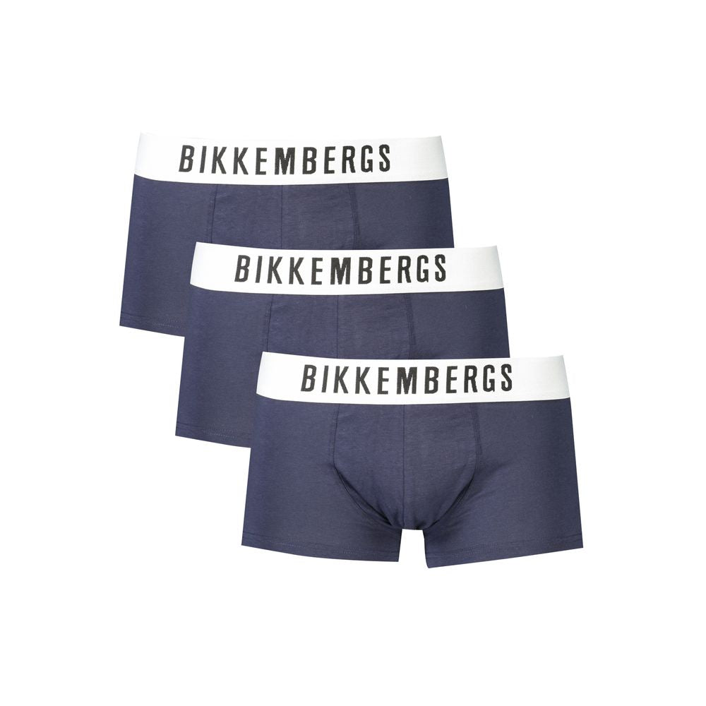 Bikkembergs Blue Boxer – Artisanal Luxury for Discerning Tastes