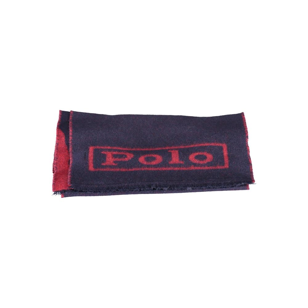 Ralph Lauren Blue Wool Scarf – Timeless Luxury Accessory