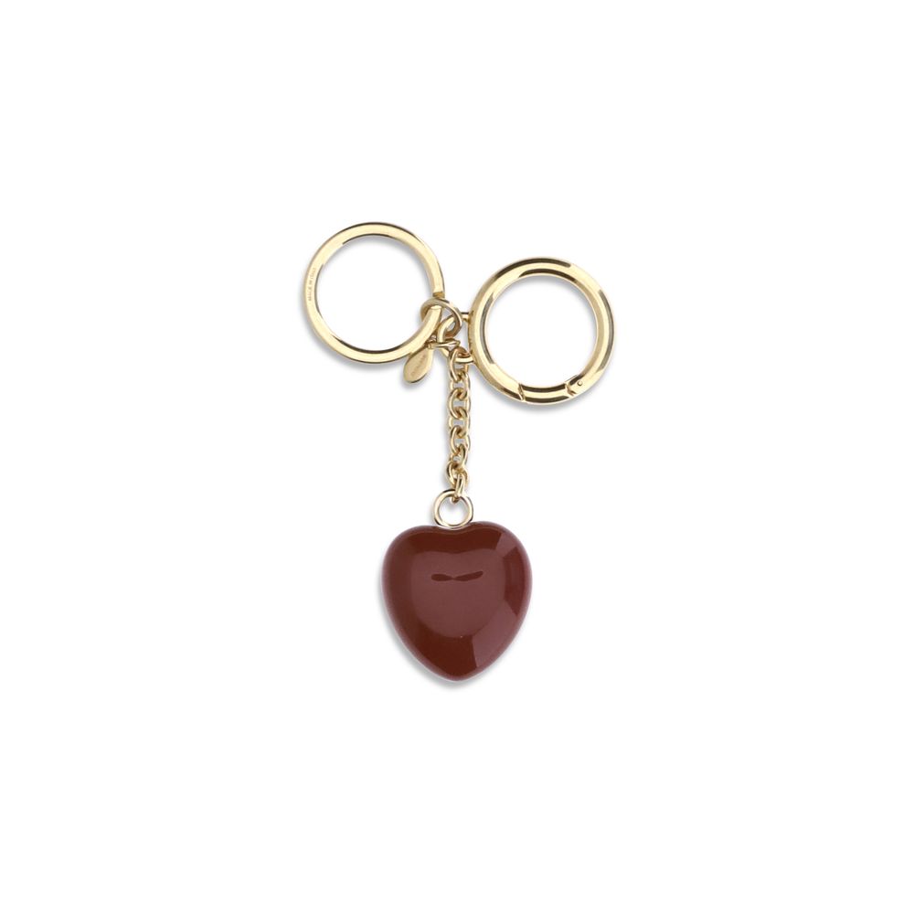 Elevate your accessory collection with the Valentino Garavani Bordeaux Metal Keychain, a luxurious blend of artistry and elegance, perfect for the discerning individual.