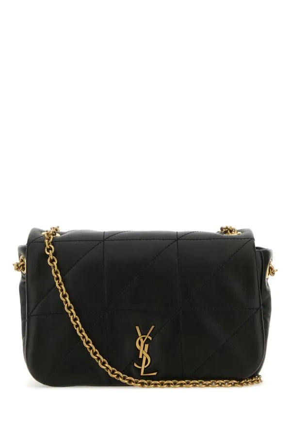 Saint Laurent Black Nappa Leather Mini Jamie Shoulder bag - DEA STILOSA MILANO