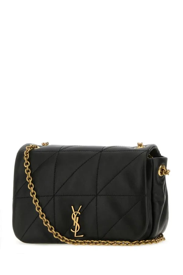 Saint Laurent Black Nappa Leather Mini Jamie Shoulder bag - DEA STILOSA MILANO