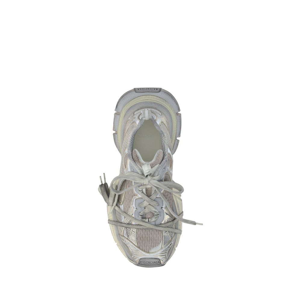 Balenciaga Gray Polyester Athletic Sneakers