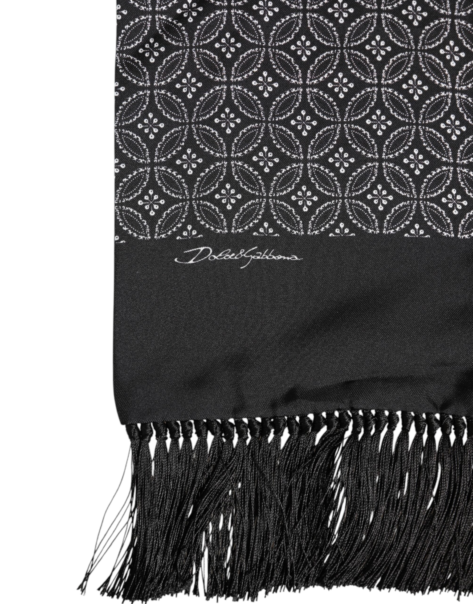 Dolce & Gabbana Silk Foulard Scarf - Timeless Luxury Accessory