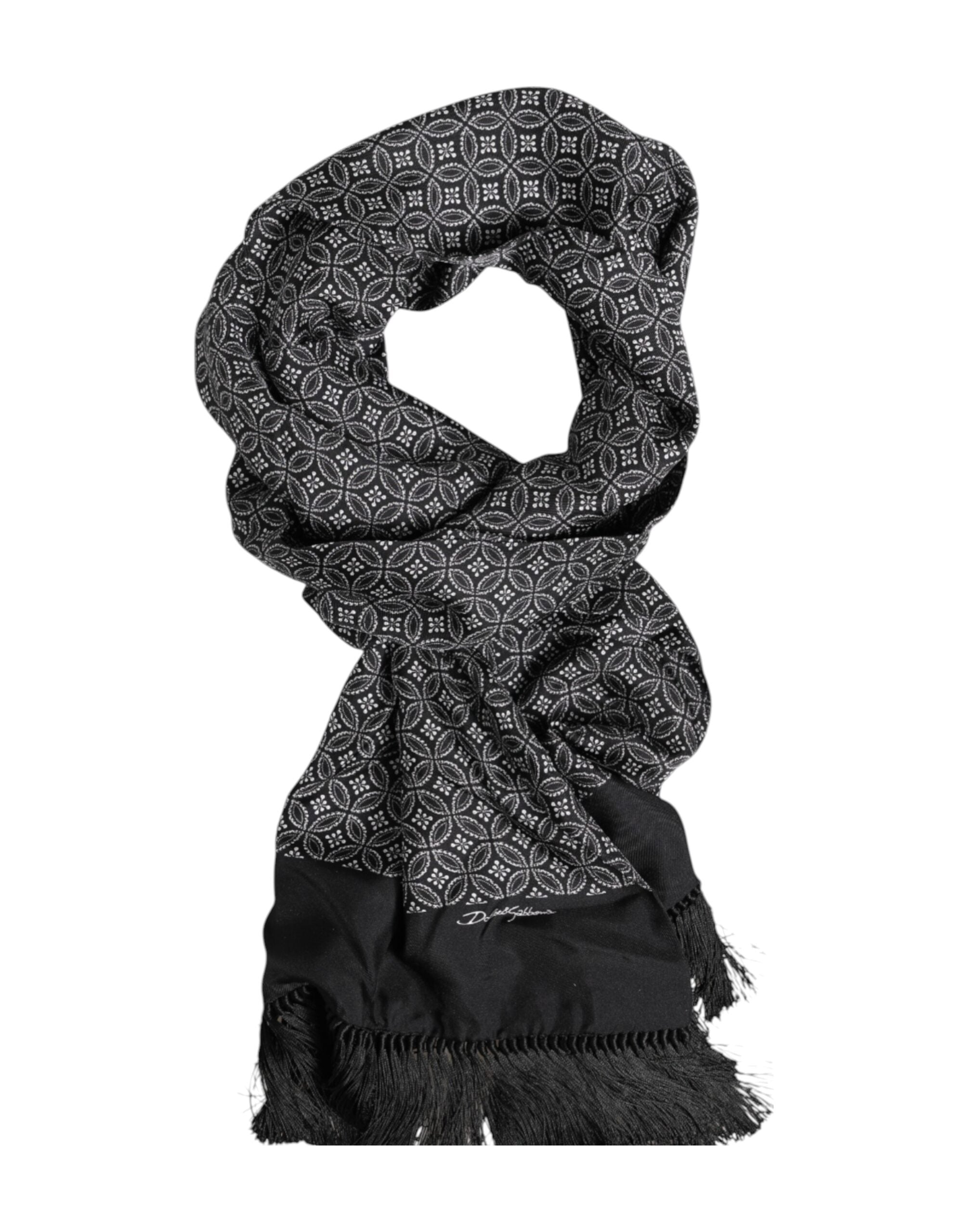 Dolce & Gabbana Silk Foulard Scarf - Timeless Luxury Accessory