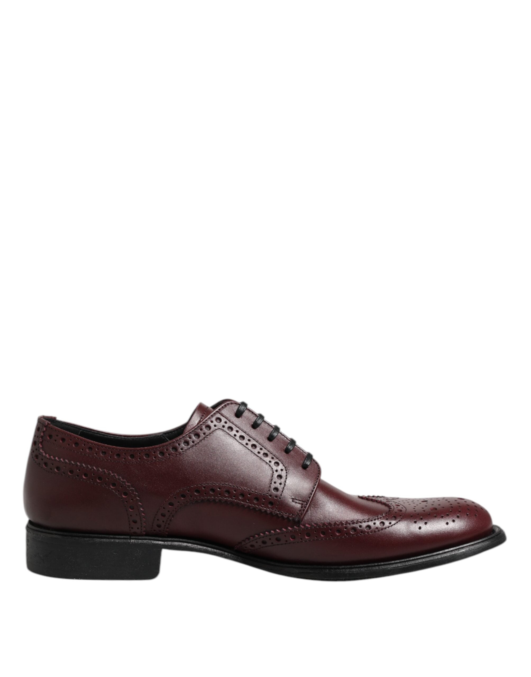 Step into elegance with Dolce & Gabbana's Brown Leather Lace Up Derby Dress Shoes, a testament to Italian craftsmanship that redefines luxury and sophistication.