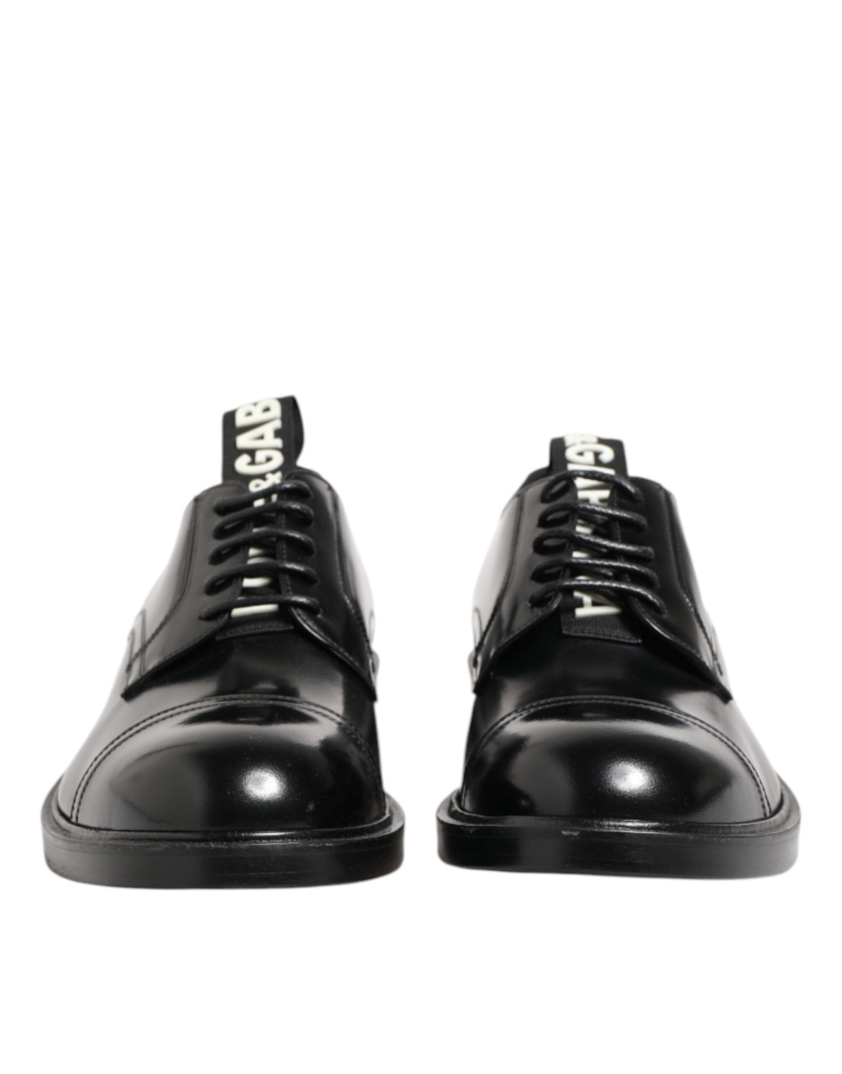 Experience the exquisite craftsmanship of Dolce & Gabbana's Black Leather Dress Lace Up Formal Shoes, a timeless symbol of sophistication and luxury for the discerning individual.