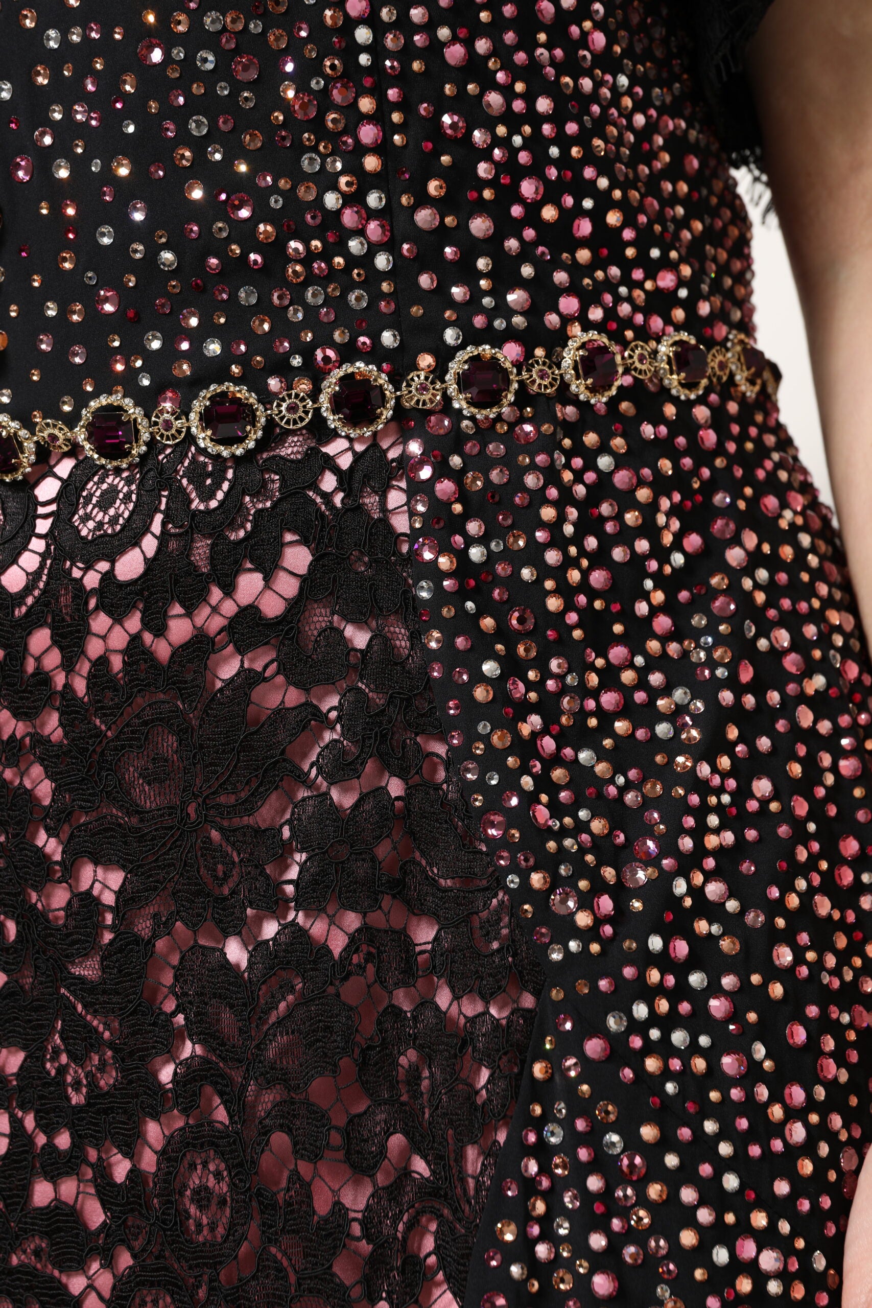 Embrace timeless elegance with the Dolce & Gabbana Multicolor Embellished Mermaid Gown, a luxurious blend of silk and cotton, crafted for unforgettable moments.