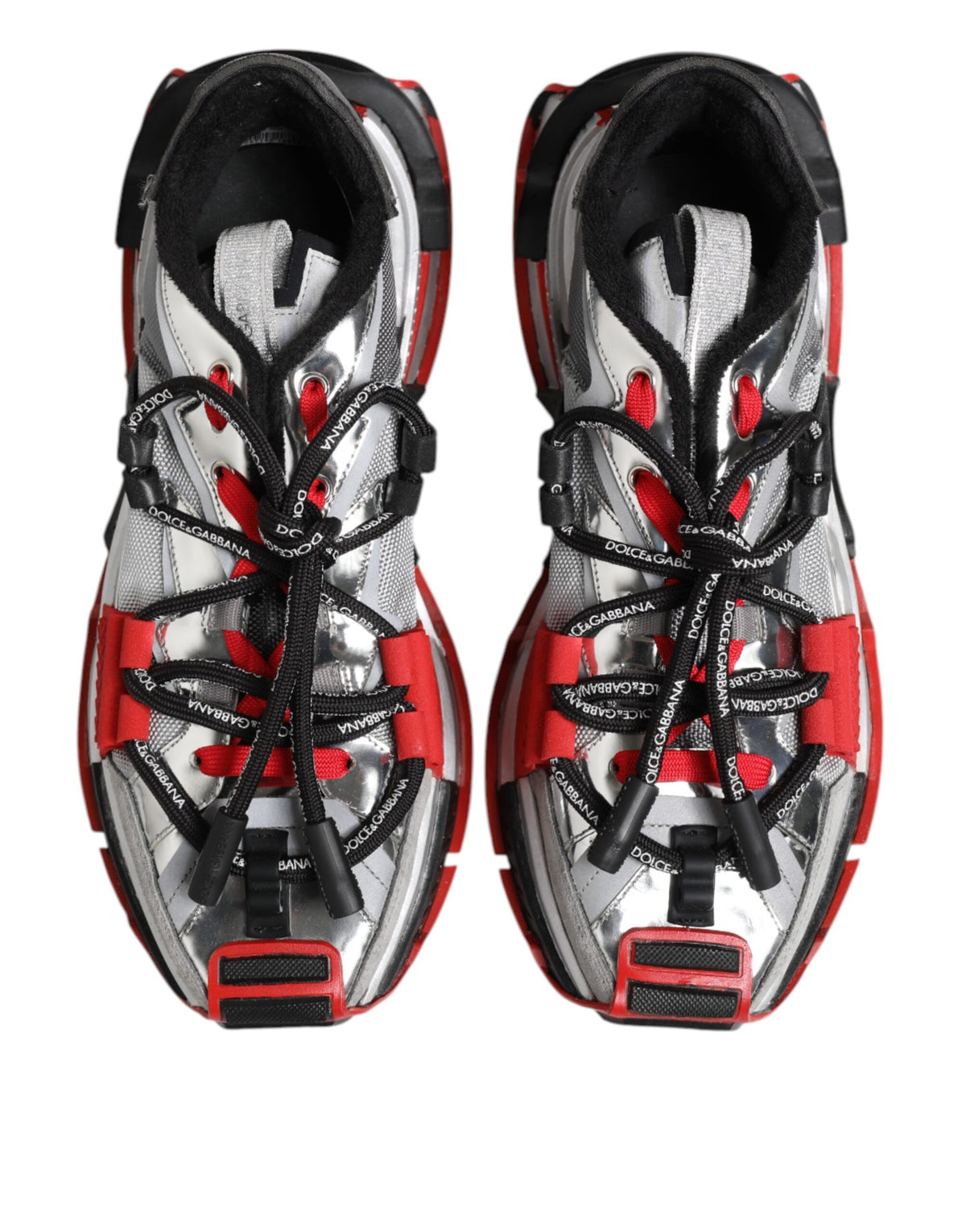Step into a realm of elegance with Dolce & Gabbana Multicolor Space Low Top Sneakers, where exquisite craftsmanship meets bold artistry, perfect for the discerning individual.
