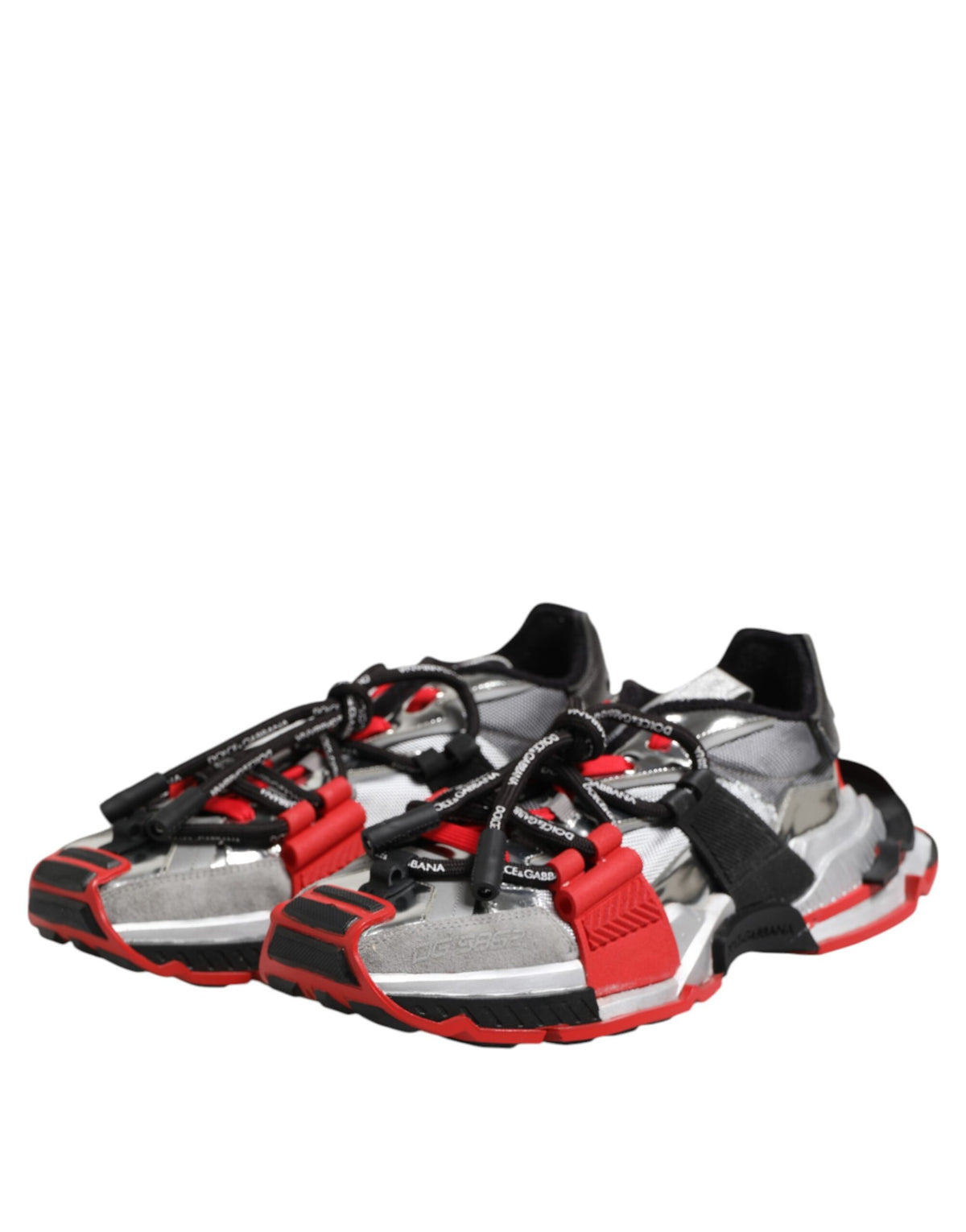 Indulge in the exquisite allure of Dolce & Gabbana Multicolor Space Low Top Sneakers, where luxurious craftsmanship meets contemporary elegance, perfect for the discerning individual.
