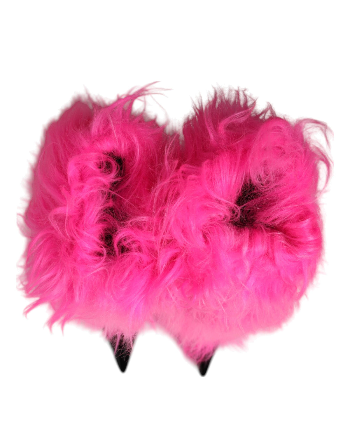 Elevate your style with Dolce & Gabbana's Pink Faux Fur Leather High Heels Boots, a luxurious fusion of exquisite craftsmanship and timeless allure, perfect for any elegant occasion.