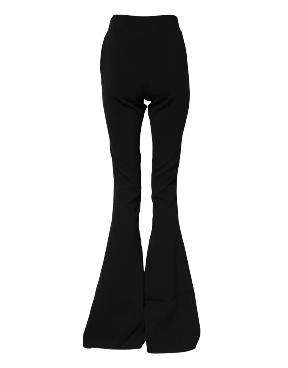 Elevate your wardrobe with Dsquared² High Waisted Flared Pants, crafted from premium polyester, embodying timeless elegance and sophistication for the modern connoisseur.