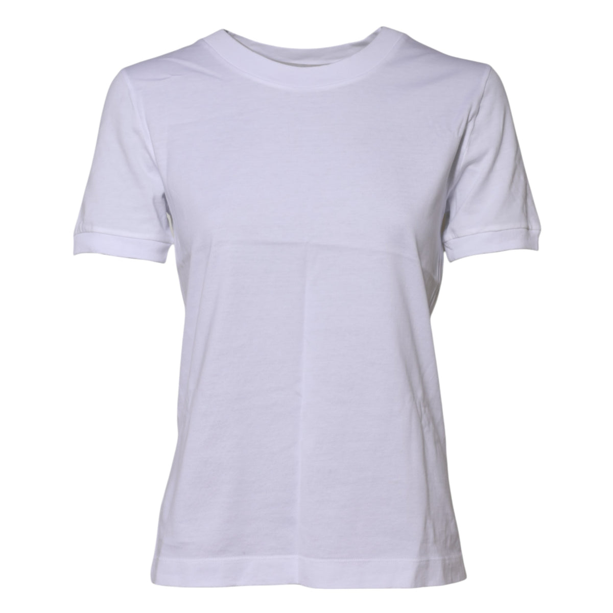 Experience the exquisite allure of Dolce & Gabbana's White Cotton Round Neck T-shirt, a timeless piece crafted from premium cotton, embodying luxury and sophistication for the modern connoisseur.