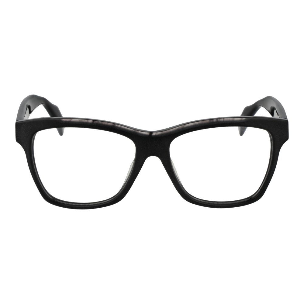 Yohji Yamamoto Black Acetate Glasses - Luxury Eyewear Elegance
