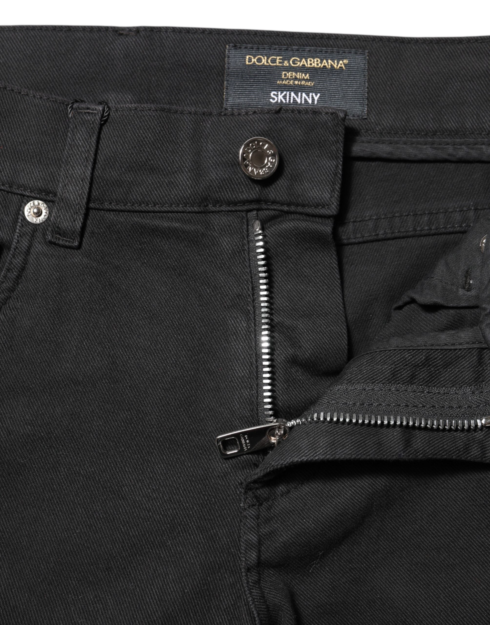 Dolce & Gabbana Skinny Denim Jeans - Luxurious Italian Craftsmanship