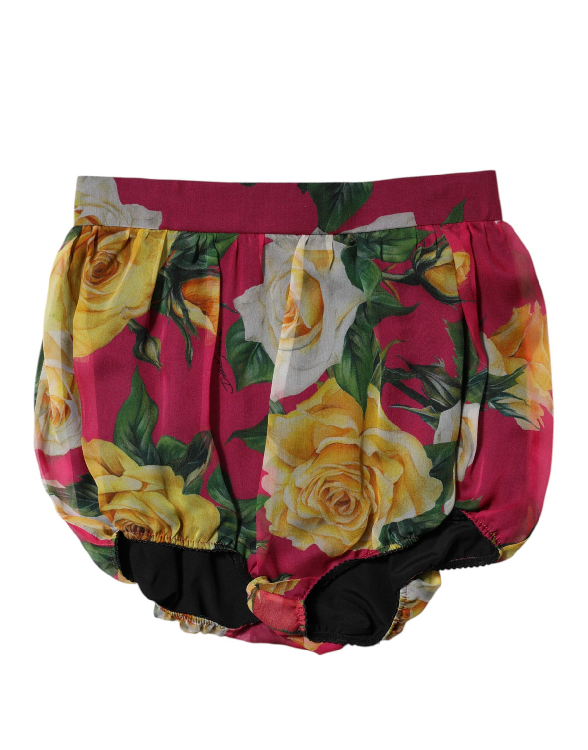 Experience the allure of Dolce & Gabbana's Red Floral High Waist Silk Hot Pants, where exquisite silk craftsmanship meets timeless elegance for the discerning individual.