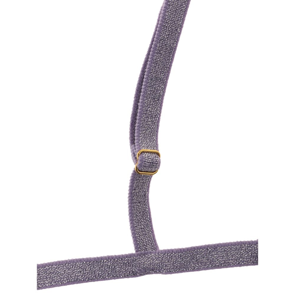 Indulge in the Tom Ford Purple Polyamide Bra, where exquisite craftsmanship meets sensual design, elevating allure with luxurious materials for the discerning individual.