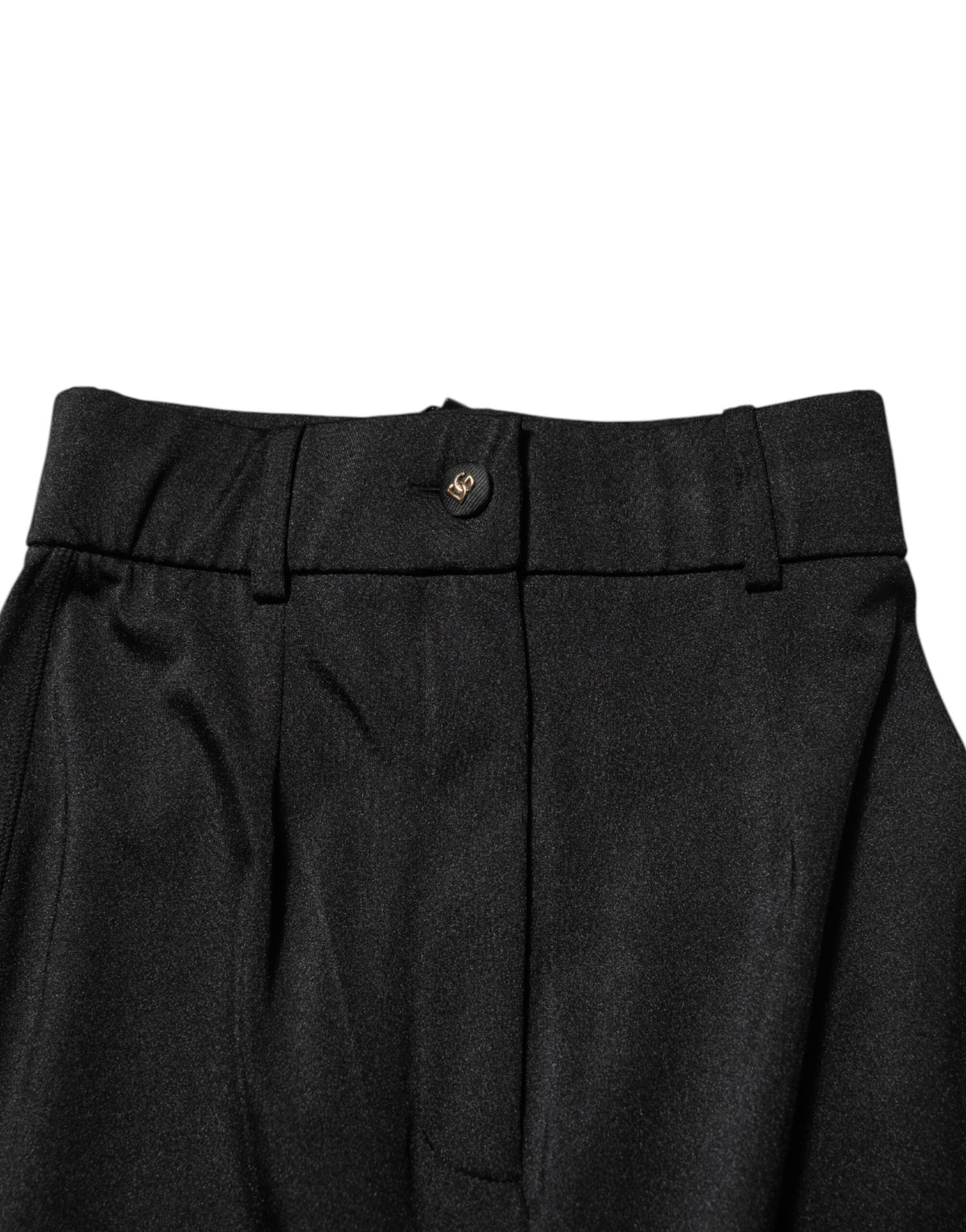 Indulge in the exquisite allure of Dolce & Gabbana's Black High Waisted Skinny Leggings, where luxurious nylon and elastane embrace your silhouette with Italian craftsmanship.