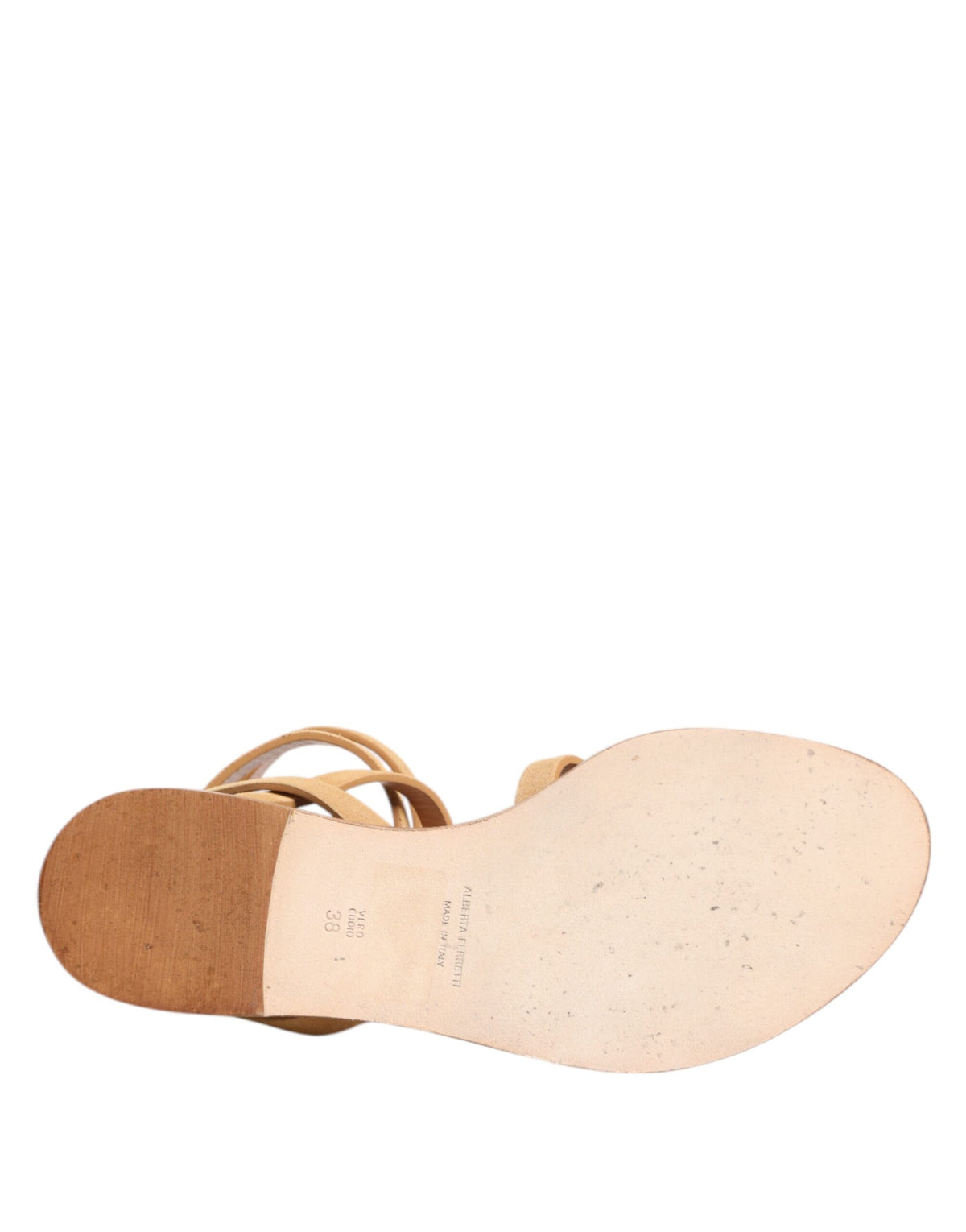 Indulge in the Alberta Ferretti Brown Flip Flops, where luxe leather meets exquisite craftsmanship, embodying timeless elegance for the discerning individual.