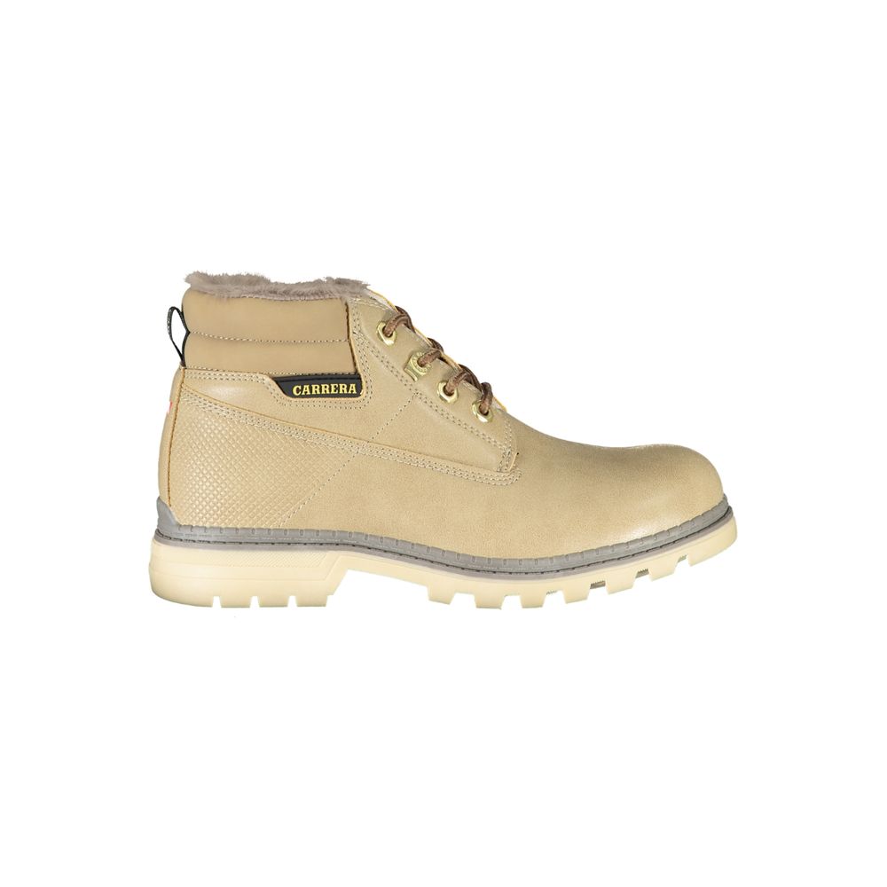 Carrera Beige Polyester Women Boot – Artisanal Luxury Footwear