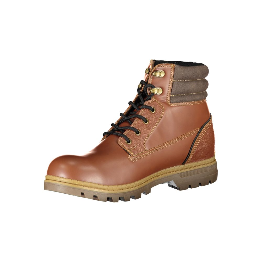 CARRERA Marrone Poliuretano Stivaletto - Designer Luxe Elegance