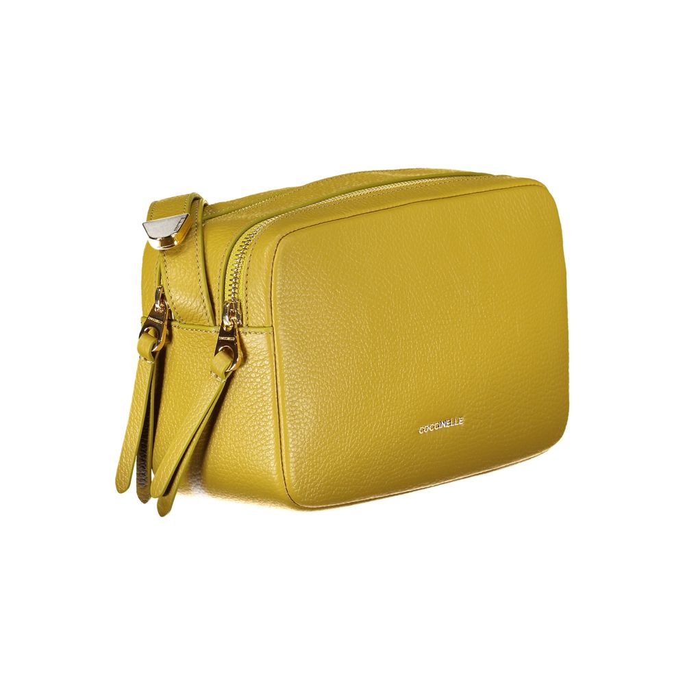 Coccinelle Verde Leather Shoulder Bag - Timeless Luxury Elegance