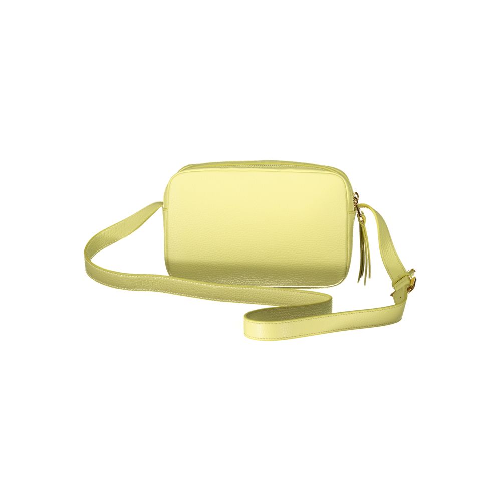 Coccinelle Giallo Leather Shoulder Bag – Artisanal Luxury
