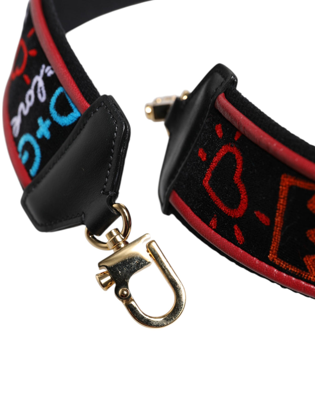 Elevate your style with the Dolce & Gabbana Black Cotton Printed Shoulder Strap, a masterpiece of Italian craftsmanship that transforms any bag into a statement of luxury.