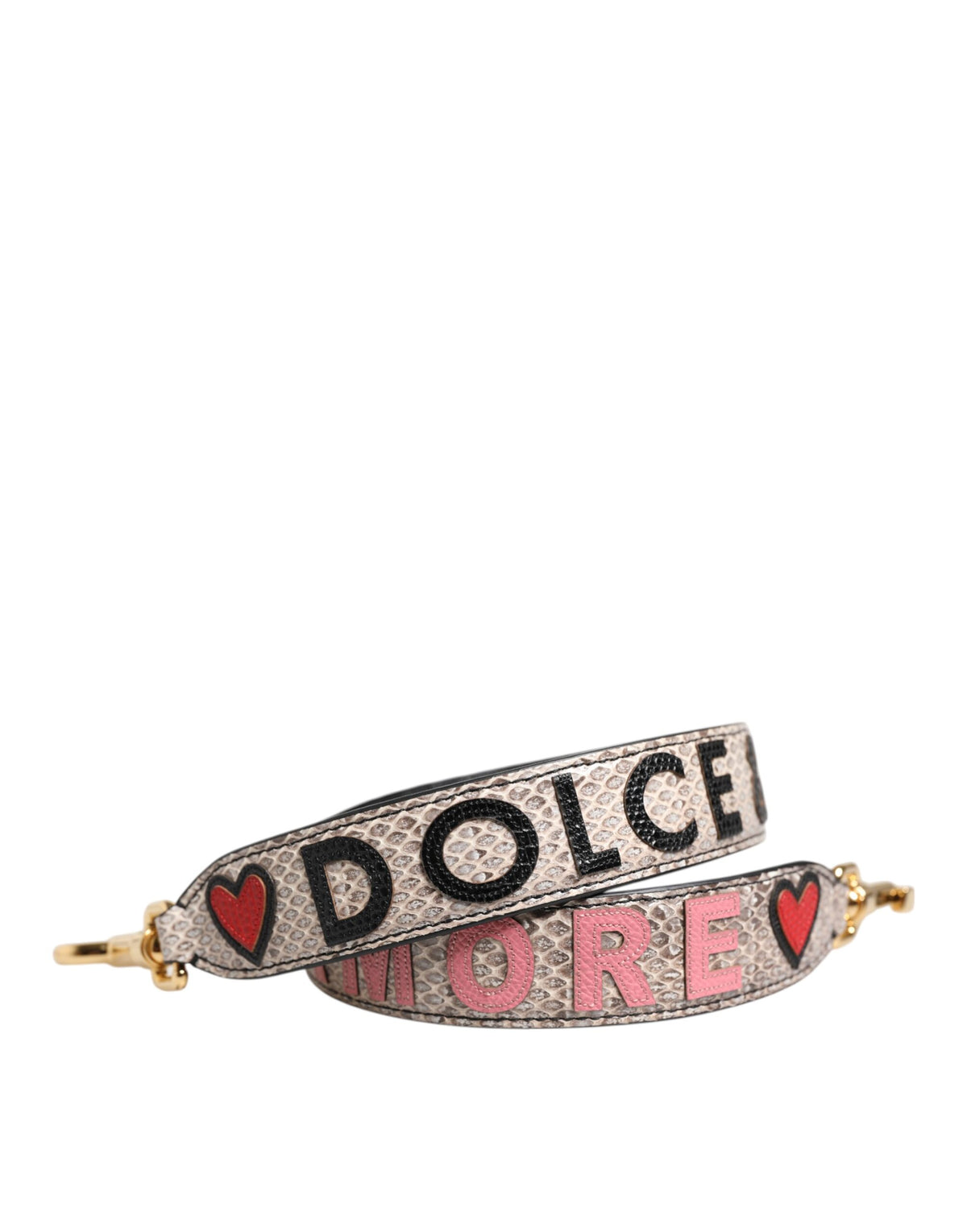 Indulge in the exquisite Dolce & Gabbana Multicolor DG AMORE Patch Bag Shoulder Strap, a luxurious blend of ayers and calfskin, crafted with Italian artistry for the discerning connoisseur.
