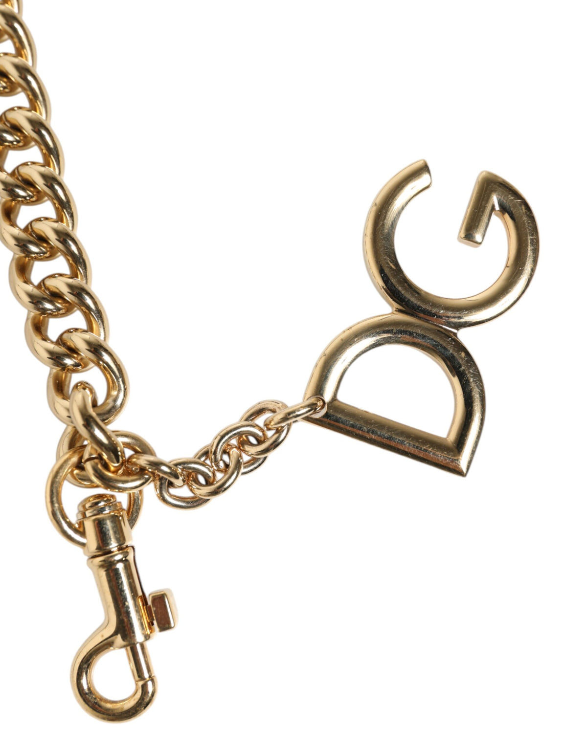 Elevate your style with the Dolce & Gabbana Brown Leopard Gold Brass Chain Accessory Shoulder Strap, a luxurious blend of calf leather and brass, crafted in Italy for the discerning connoisseur.