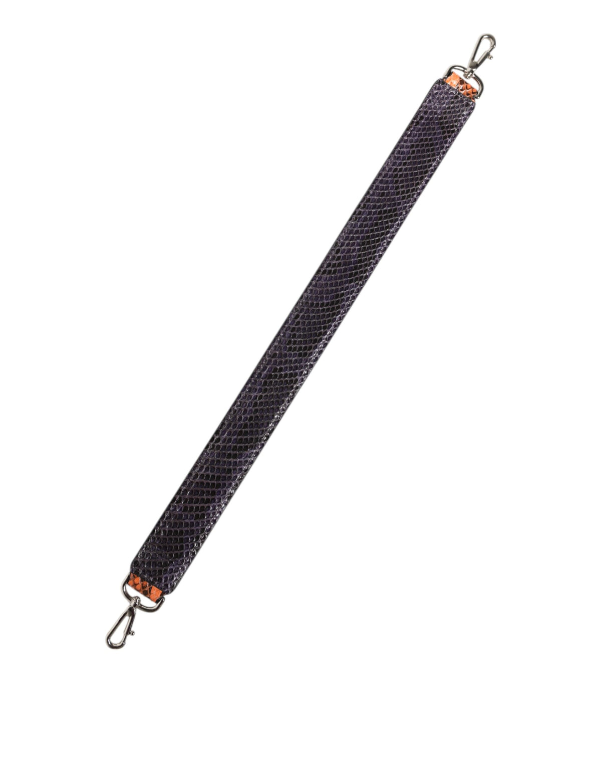 Elevate your style with the Dolce & Gabbana Orange Exotic Leather Bag Shoulder Strap, a luxurious python leather piece that embodies bold elegance and timeless sophistication.