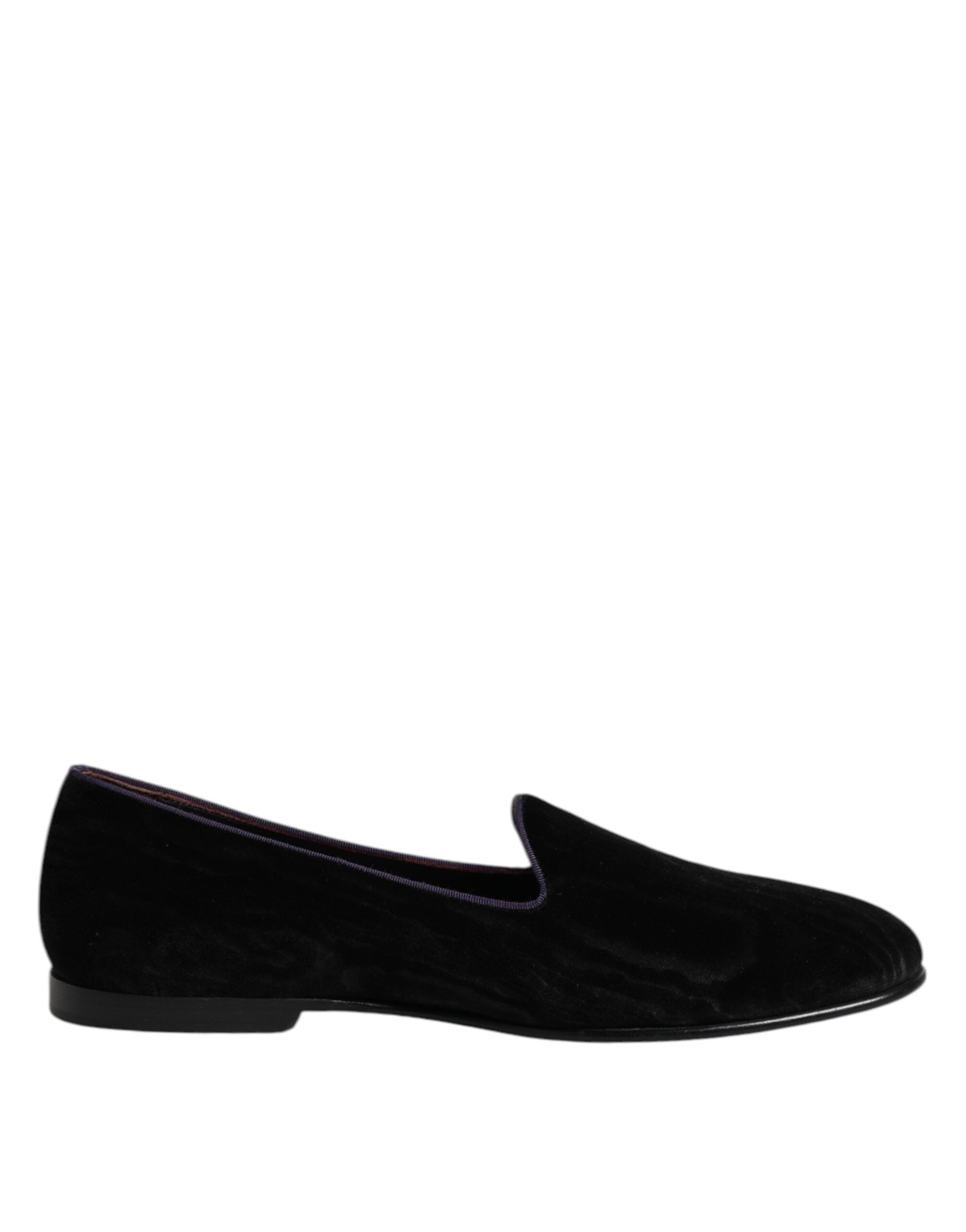 Experience the exquisite Dolce & Gabbana Black DG Crown Embroidery Loafers, a testament to Italian craftsmanship, blending luxurious materials for timeless elegance.
