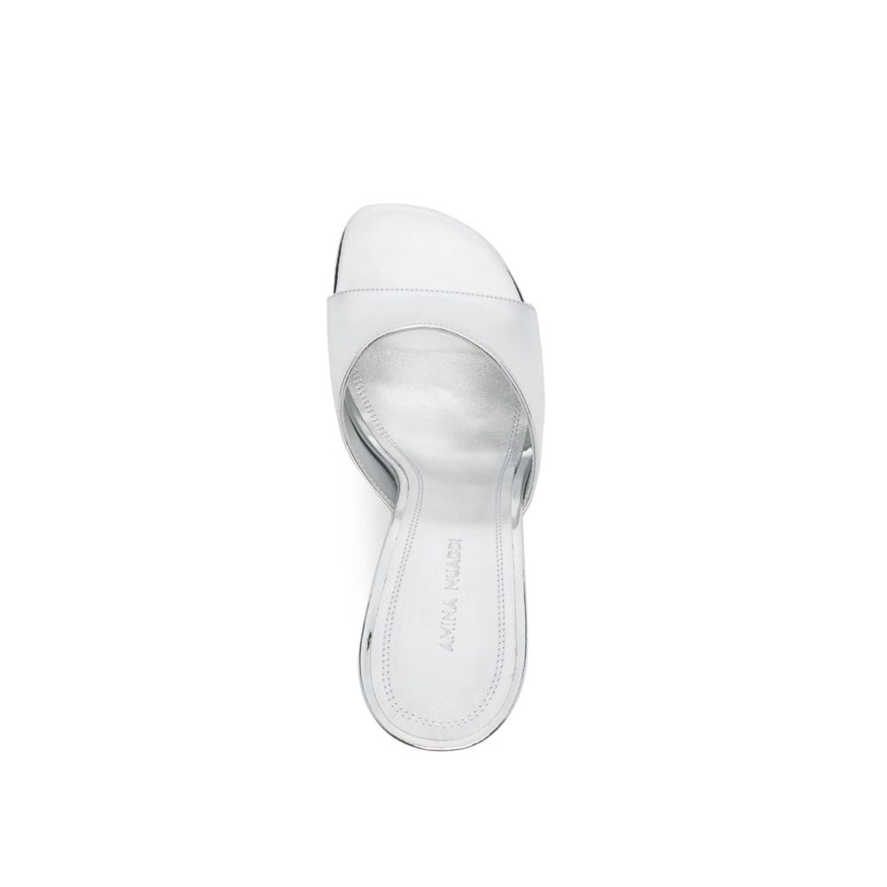 Mules Amina Muaddi Brigitte 95 à miroir