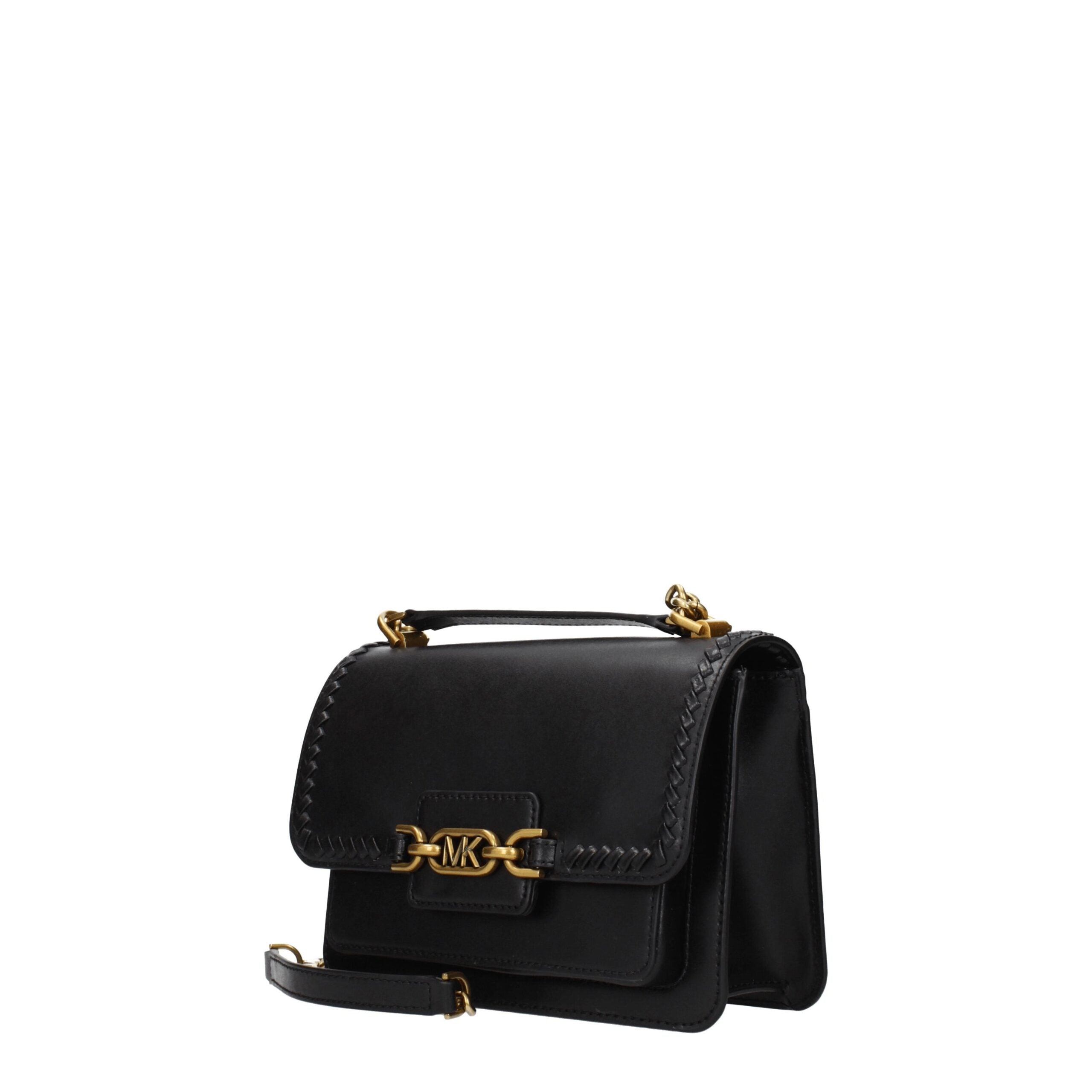 Experience the allure of the Michael Kors Black Leather Shoulder Bag, where sumptuous leather meets exquisite design, embodying timeless elegance for the discerning individual.