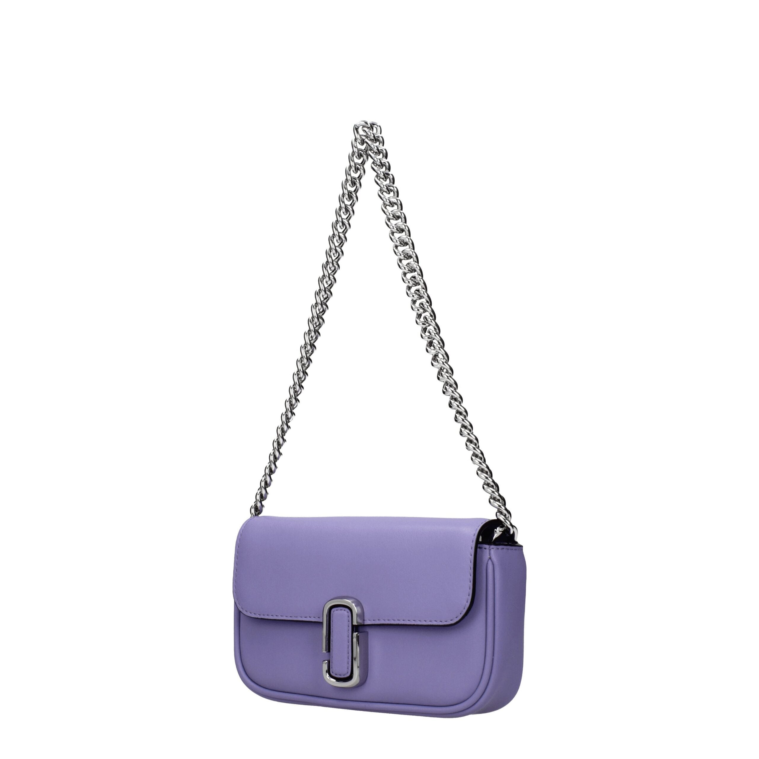 Discover the Marc Jacobs Purple Leather Crossbody Bag, a masterpiece of artisan craftsmanship in premium violet leather, embodying elegance and versatile luxury for every occasion.